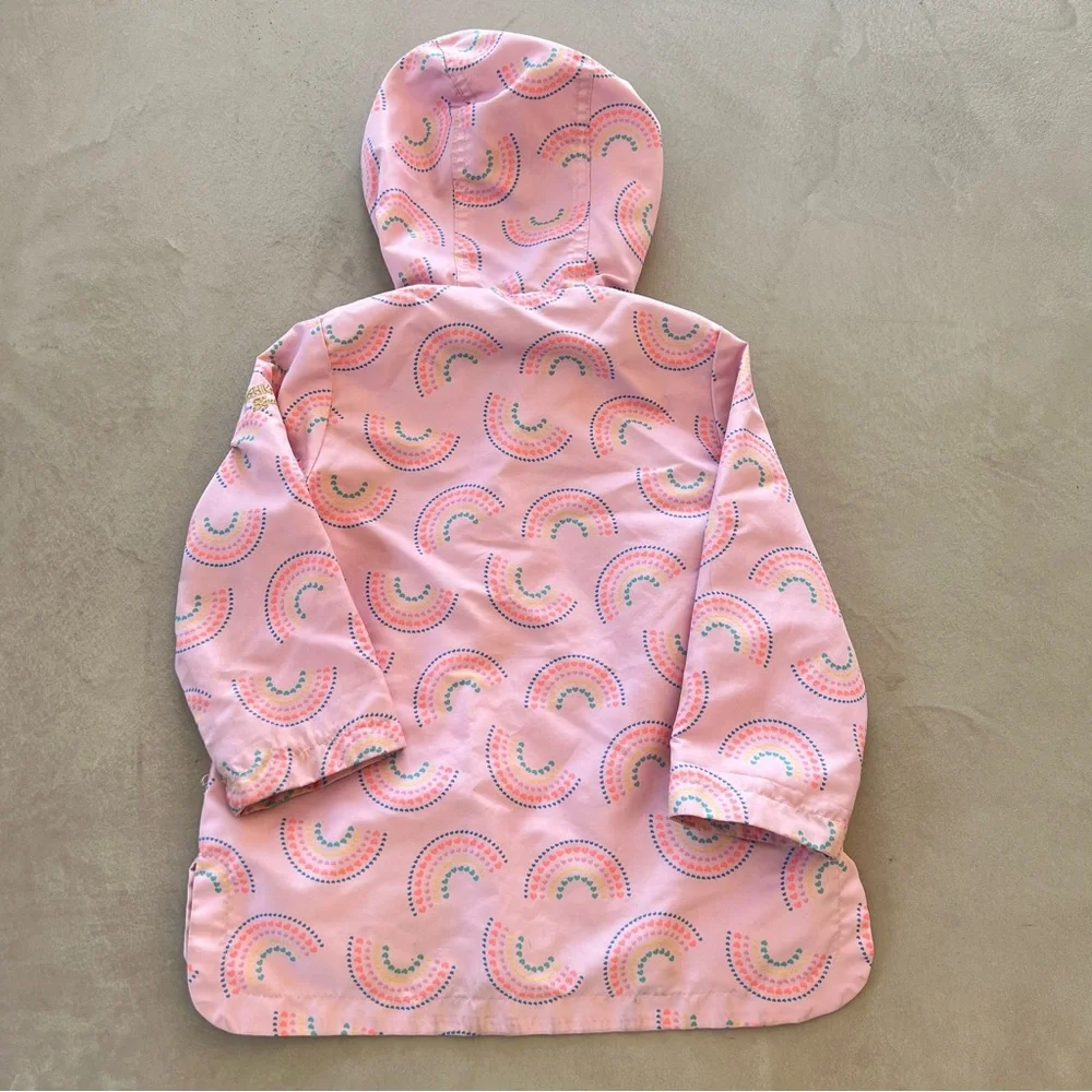 OSHKOSH B’GOSH Raincoat Kids‎ with Rainbow Pattern, Pink, 2T